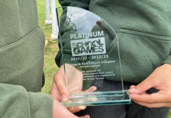 St Mark’s CE primary school in Purbeck receives Platinum School Games Mark